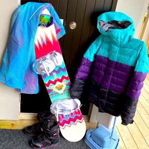 Womens Snowboard Bundle